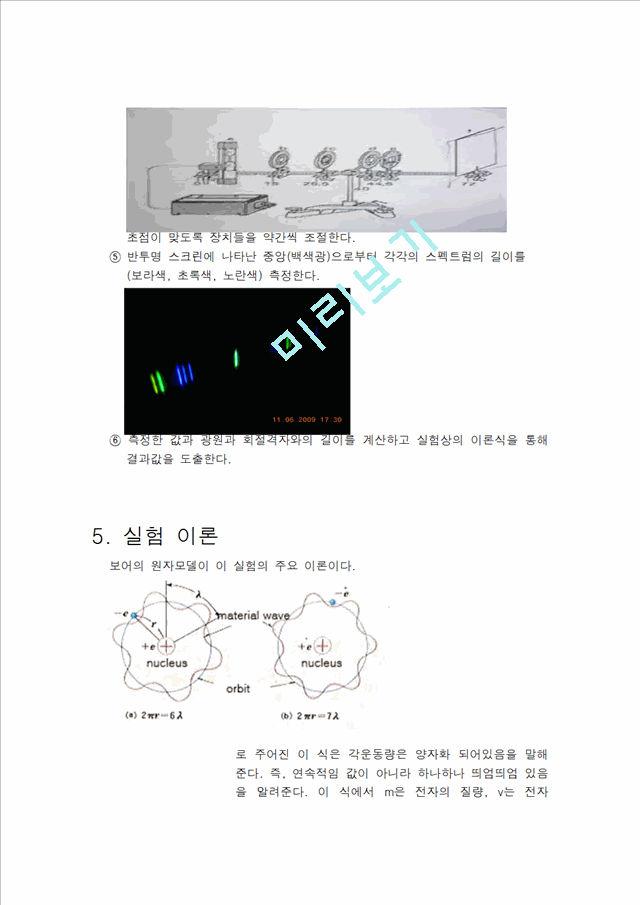 [자연과학]현대물리학 실험 - 발머 계열 실험.hwp